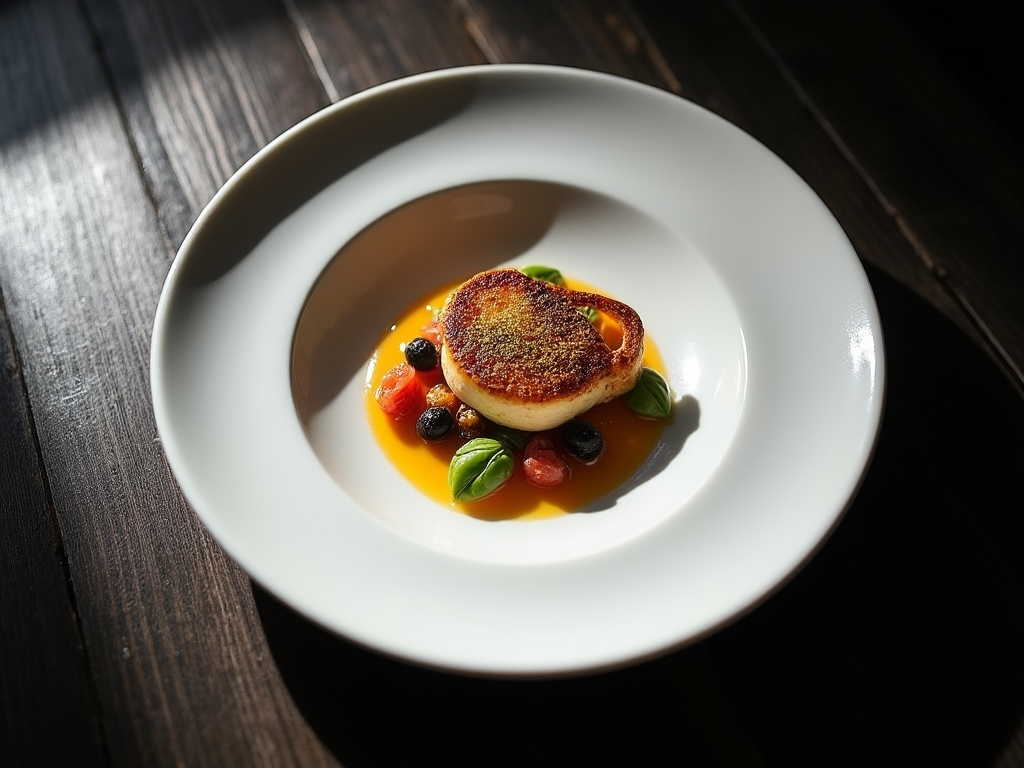 Norfolk Plough Pudding with caramelized sugar